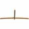 Ekena Millwork Bellingham Timber Gable Bracket, Western Red Cedar, 108"W x 45"H x 3 1/2"D x 3 1/2"F, 10/12 Pitch GBW108X45X0404BEL00SWR - alternate 3